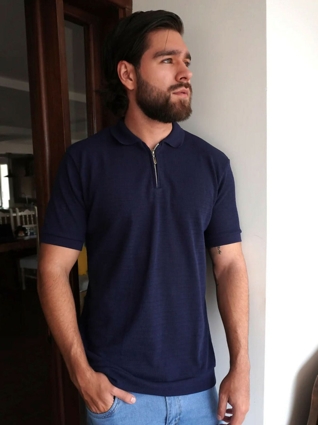 Camiseta polo tejida - Cave&Race