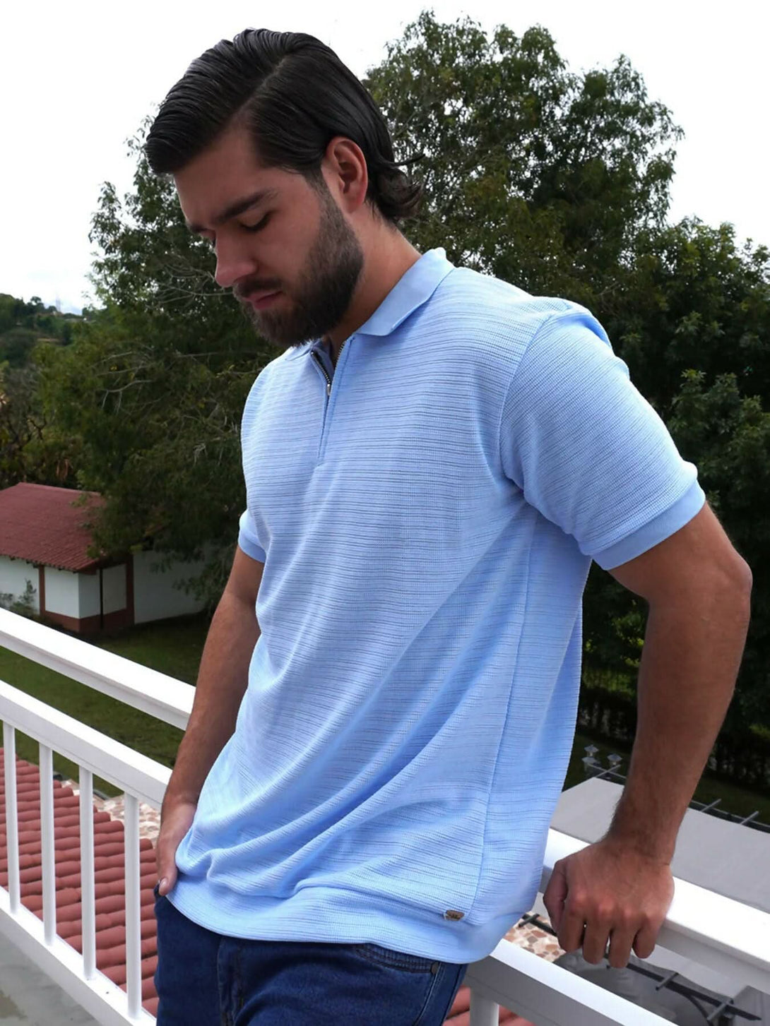 Camiseta polo tejida - Cave&Race